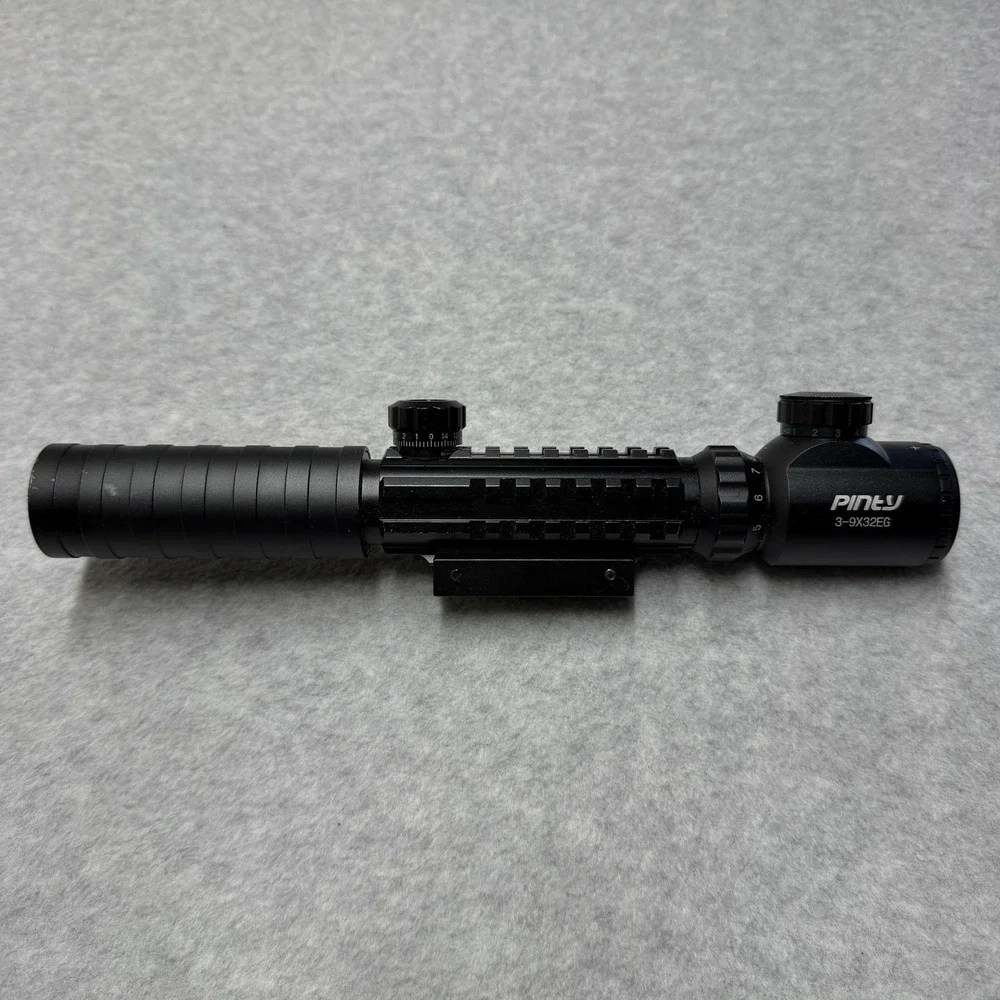 Pinty 3-9x32 EG Black Compact Rifle Scope Illuminated